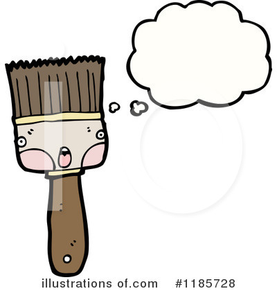 Royalty-Free (RF) Paintbrush Clipart Illustration by lineartestpilot - Stock Sample #1185728