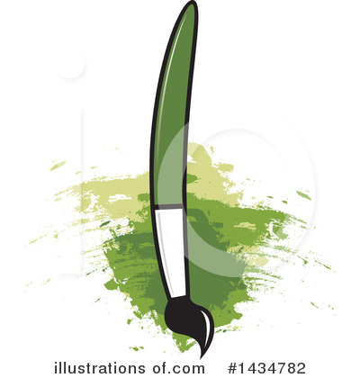 Paintbrush Clipart #1434782 by Lal Perera