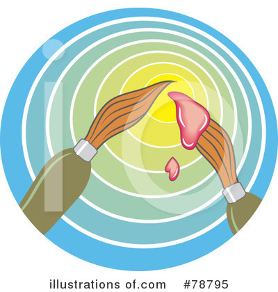 Royalty-Free (RF) Paintbrush Clipart Illustration by Prawny - Stock Sample #78795