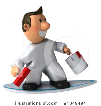 Painter Clipart #1049494 by Julos
