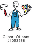 Painter Clipart #1053988 by Frog974