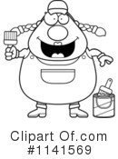 Painter Clipart #1141569 by Cory Thoman