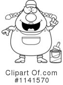 Painter Clipart #1141570 by Cory Thoman