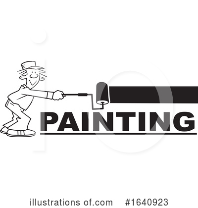 Royalty-Free (RF) Painter Clipart Illustration by Johnny Sajem - Stock Sample #1640923