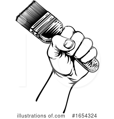 Royalty-Free (RF) Painter Clipart Illustration by AtStockIllustration - Stock Sample #1654324