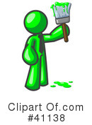 Painter Clipart #41138 by Leo Blanchette