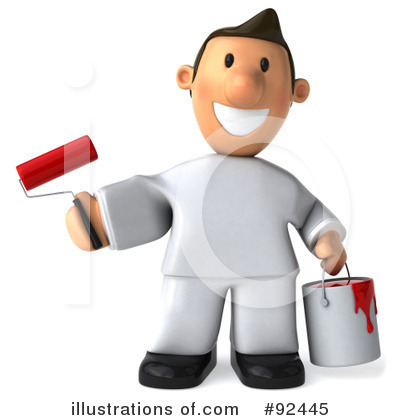 Painter Clipart #92445 by Julos