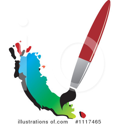 Paintbrush Clipart #1117465 by Lal Perera