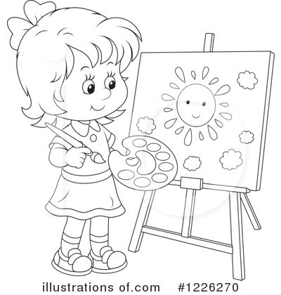 Royalty-Free (RF) Painting Clipart Illustration by Alex Bannykh - Stock Sample #1226270