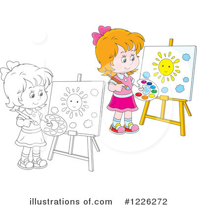Royalty-Free (RF) Painting Clipart Illustration by Alex Bannykh - Stock Sample #1226272
