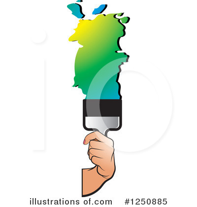 Royalty-Free (RF) Painting Clipart Illustration by Lal Perera - Stock Sample #1250885