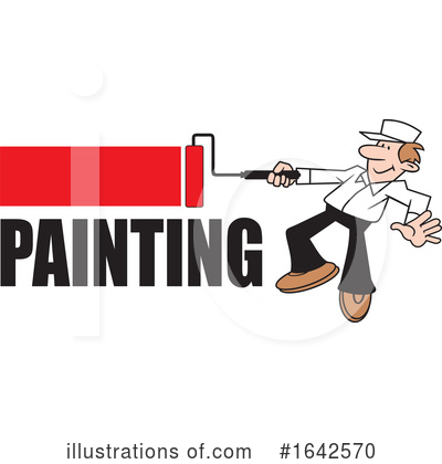 Painter Clipart #1642570 by Johnny Sajem