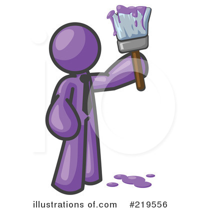 Royalty-Free (RF) Painting Clipart Illustration by Leo Blanchette - Stock Sample #219556