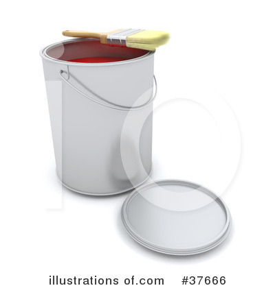 Royalty-Free (RF) Painting Clipart Illustration by KJ Pargeter - Stock Sample #37666