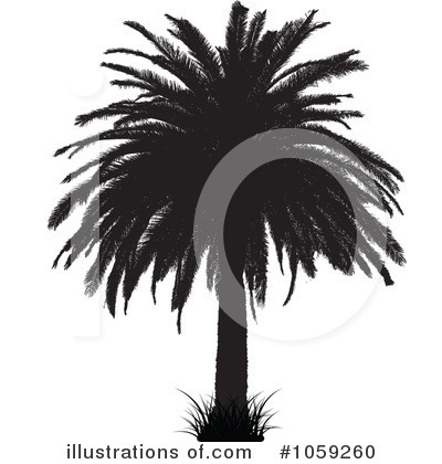 Royalty-Free (RF) Palm Tree Clipart Illustration by KJ Pargeter - Stock Sample #1059260