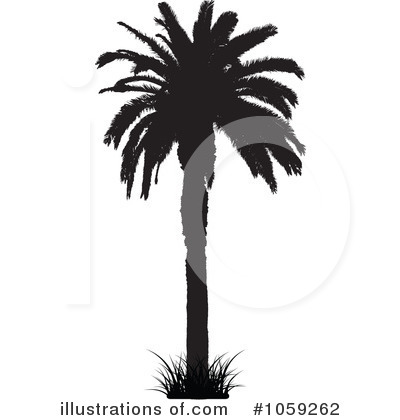 Royalty-Free (RF) Palm Tree Clipart Illustration by KJ Pargeter - Stock Sample #1059262