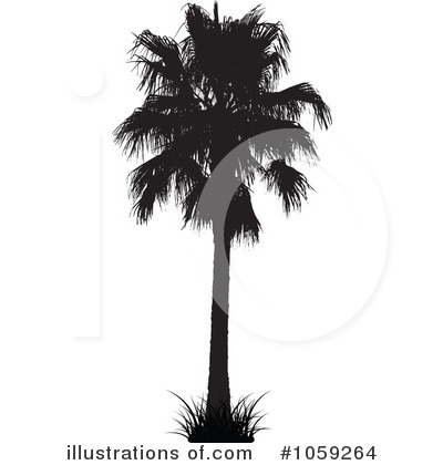 Royalty-Free (RF) Palm Tree Clipart Illustration by KJ Pargeter - Stock Sample #1059264