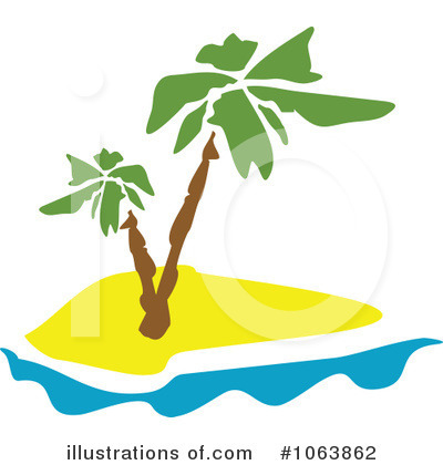 Royalty-Free (RF) Palm Tree Clipart Illustration by Vector Tradition SM - Stock Sample #1063862