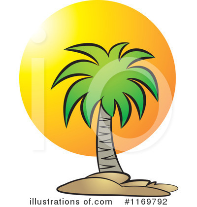 Royalty-Free (RF) Palm Tree Clipart Illustration by Lal Perera - Stock Sample #1169792