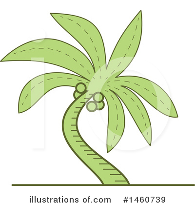 Palm Tree Clipart #1460739 by patrimonio