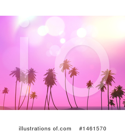Royalty-Free (RF) Palm Tree Clipart Illustration by KJ Pargeter - Stock Sample #1461570