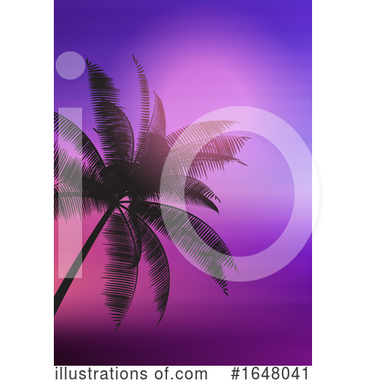Royalty-Free (RF) Palm Tree Clipart Illustration by KJ Pargeter - Stock Sample #1648041