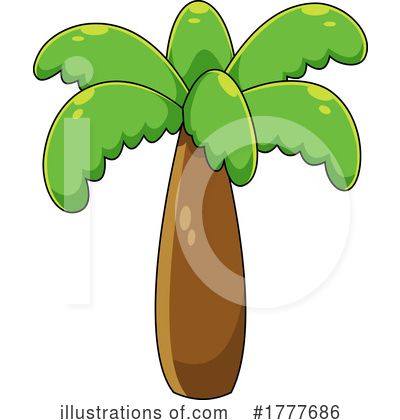 Palm Tree Clipart #1777686 by Hit Toon