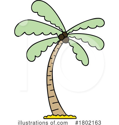 Royalty-Free (RF) Palm Tree Clipart Illustration by lineartestpilot - Stock Sample #1802163