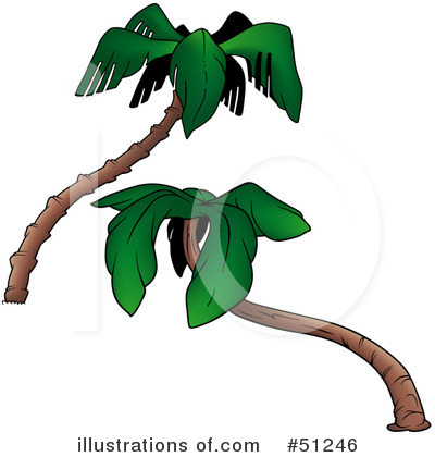 Royalty-Free (RF) Palm Tree Clipart Illustration by dero - Stock Sample #51246