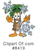 Palm Tree Mascot Clipart #8419 by Toons4Biz