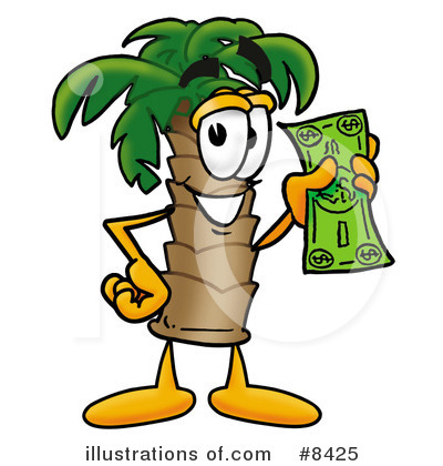 Palm Tree Clipart #8425 by Mascot Junction