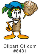 Palm Tree Mascot Clipart #8431 by Mascot Junction