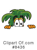 Palm Tree Mascot Clipart #8436 by Mascot Junction