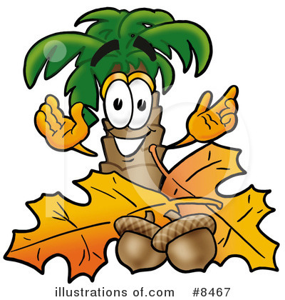 Royalty-Free (RF) Palm Tree Mascot Clipart Illustration by Mascot Junction - Stock Sample #8467