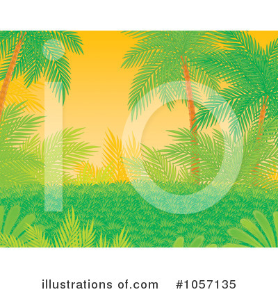 Royalty-Free (RF) Palm Trees Clipart Illustration by Alex Bannykh - Stock Sample #1057135