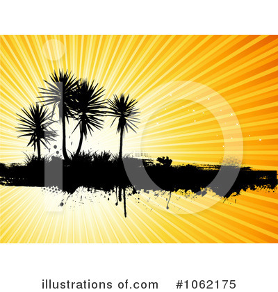 Royalty-Free (RF) Palm Trees Clipart Illustration by KJ Pargeter - Stock Sample #1062175