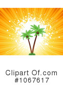 Palm Trees Clipart #1067617 by KJ Pargeter