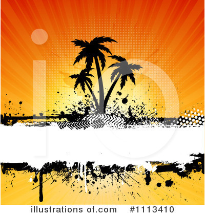 Royalty-Free (RF) Palm Trees Clipart Illustration by KJ Pargeter - Stock Sample #1113410