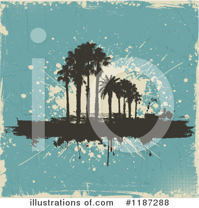 Royalty-Free (RF) Palm Trees Clipart Illustration by KJ Pargeter - Stock Sample #1187288