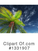 Palm Trees Clipart #1331907 by KJ Pargeter