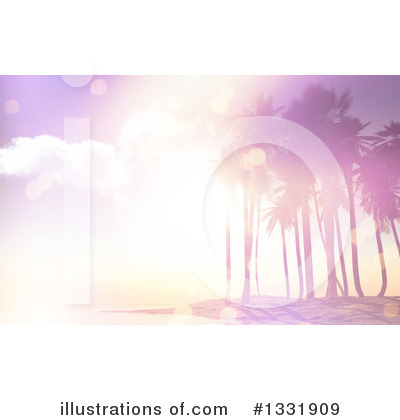 Royalty-Free (RF) Palm Trees Clipart Illustration by KJ Pargeter - Stock Sample #1331909