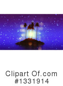 Palm Trees Clipart #1331914 by KJ Pargeter