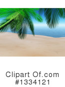 Palm Trees Clipart #1334121 by KJ Pargeter