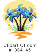 Palm Trees Clipart #1384146 by BNP Design Studio