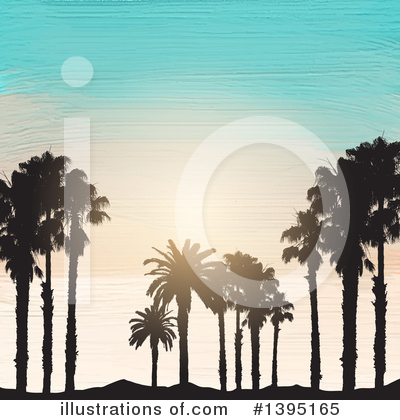 Royalty-Free (RF) Palm Trees Clipart Illustration by KJ Pargeter - Stock Sample #1395165