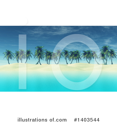 Island Clipart #1403544 by KJ Pargeter