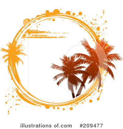 Palm Trees Clipart #209477 by elaineitalia