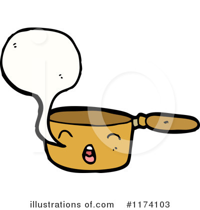 Royalty-Free (RF) Pan Clipart Illustration by lineartestpilot - Stock Sample #1174103