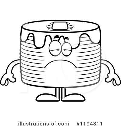 Royalty-Free (RF) Pancakes Clipart Illustration by Cory Thoman - Stock Sample #1194811