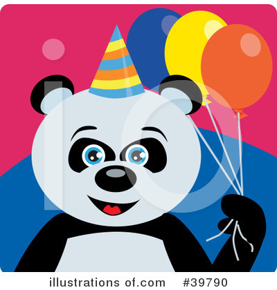 Panda Clipart #39790 by Dennis Holmes Designs